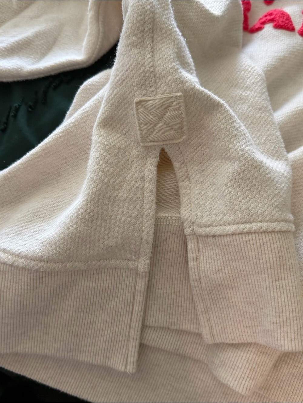 Aerie “Don’t Be Crabby” Cream Oversized Pullover with Red Crab Graphic M - Picture 7 of 8